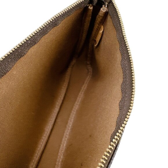 LOUIS VUITTON Brown Monogram Pouch - Picture 13 of 16